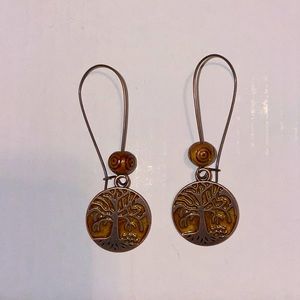 Tree Of Life Boho Earrings